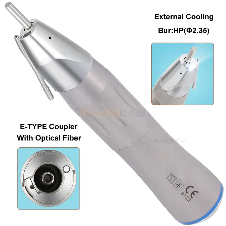 Westcode Dental Straight Nose Handpiece with Light E-Type